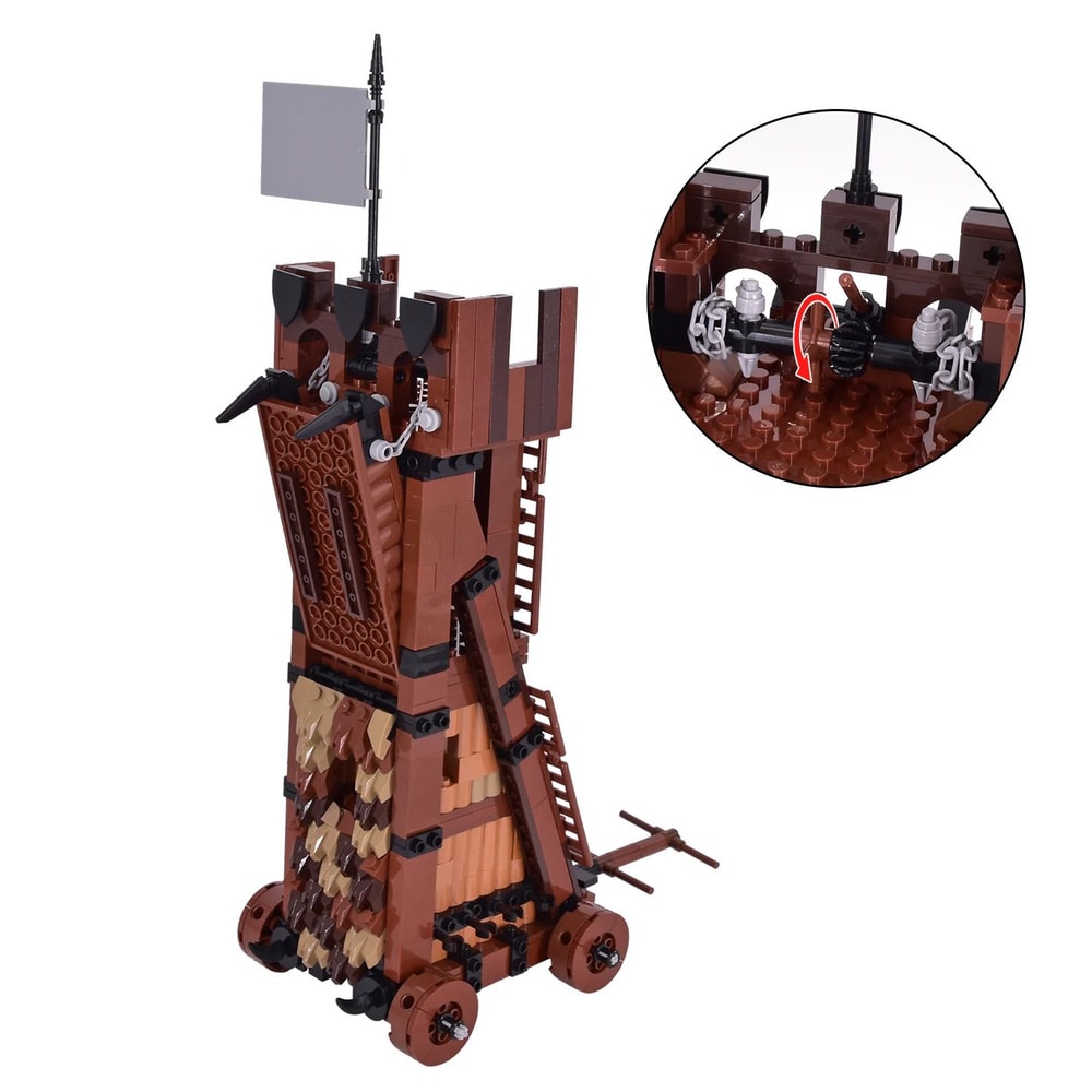 Epic Siege Kingdom Medieval Castle Knight Chariot Model Building Set Medieval Castle Building Set 4