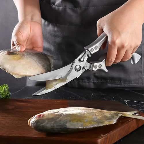 ProCut Stainless Steel Kitchen Shears – Heavy Duty Chicken Bone & Fish Scissors