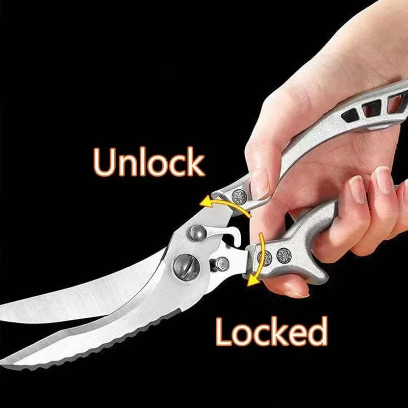 ProCut Stainless Steel Kitchen Shears Heavy Duty Chicken Bone Fish Scissors 1