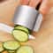 Adjustable Stainless Steel Finger Guard For Safe Slicing And Chopping 0