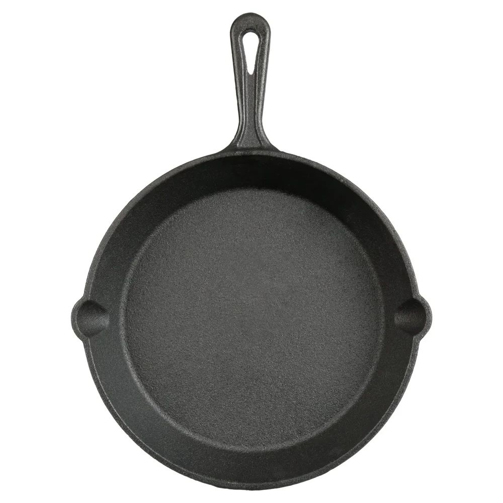 Heritage Flame 105 PreSeasoned Cast Iron Skillet For Even Heat Campfire Cooking 3