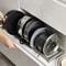 Adjustable Stainless Steel Expandable Pan Organizer Rack For Cabinets Countertops 5