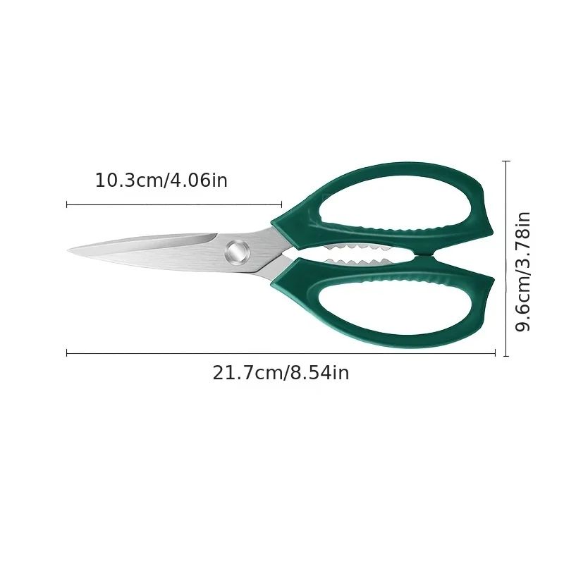 Heavy Duty Stainless Steel Kitchen Scissors Professional Chicken Bone Meat Shears 5