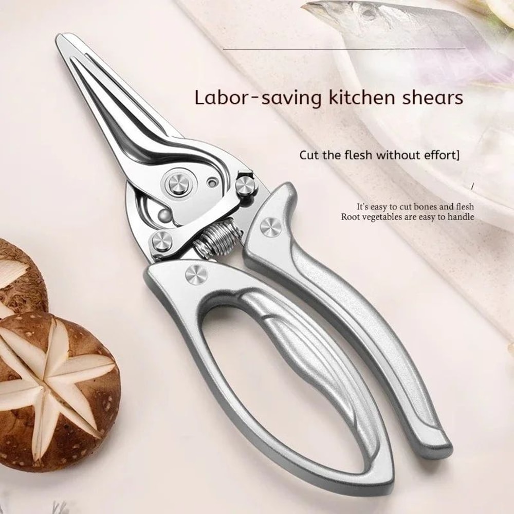 Professional Stainless Steel Poultry Shears Heavy Duty Bone Cutting Kitchen Scissors 1