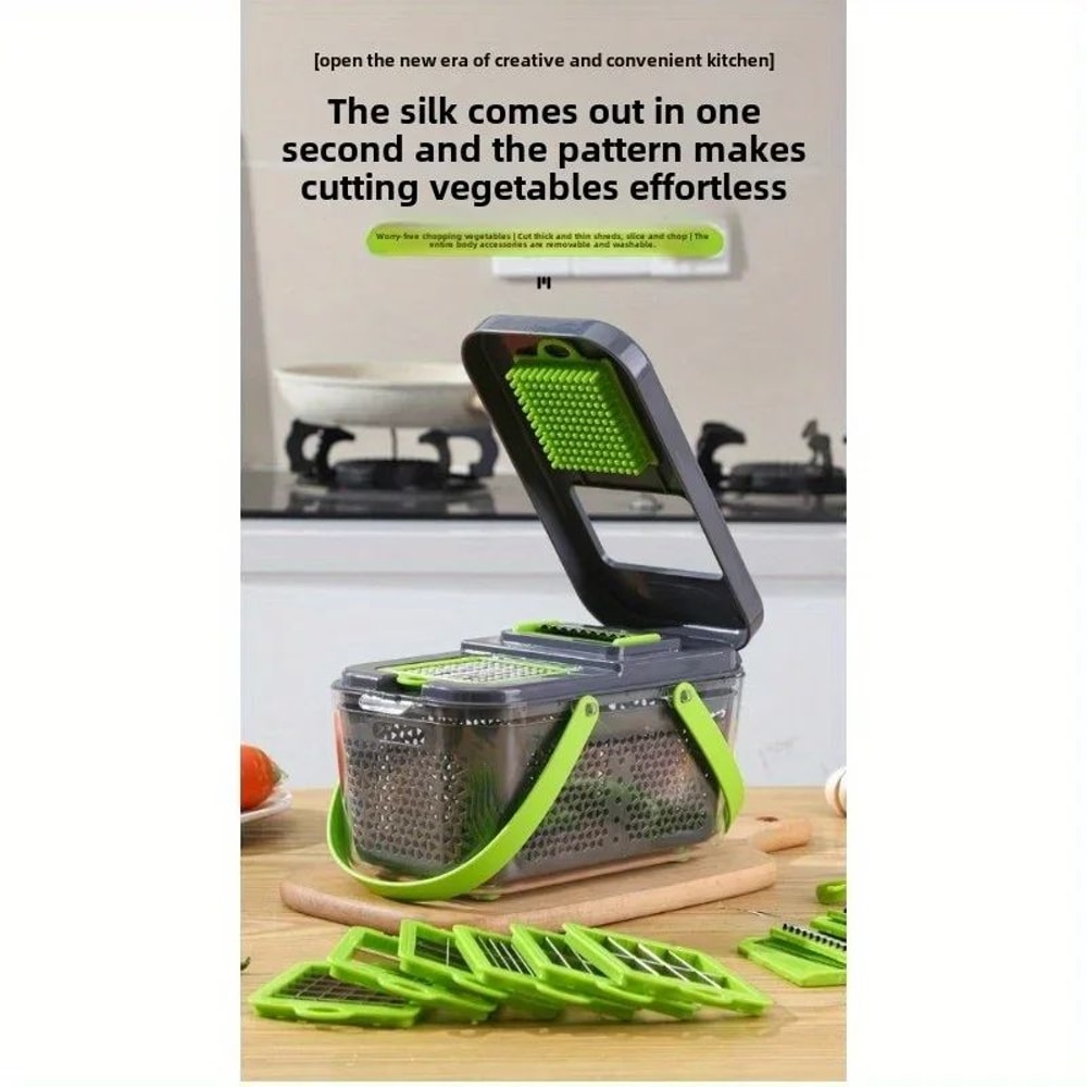 FreshPrep Pro Vegetable Chopper Set With Storage Case 5