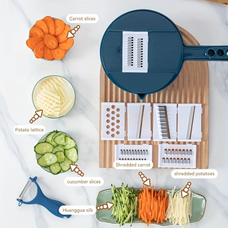 12in1 Multi Functional Vegetable Slicer Commercial Vegetable Chopper 5