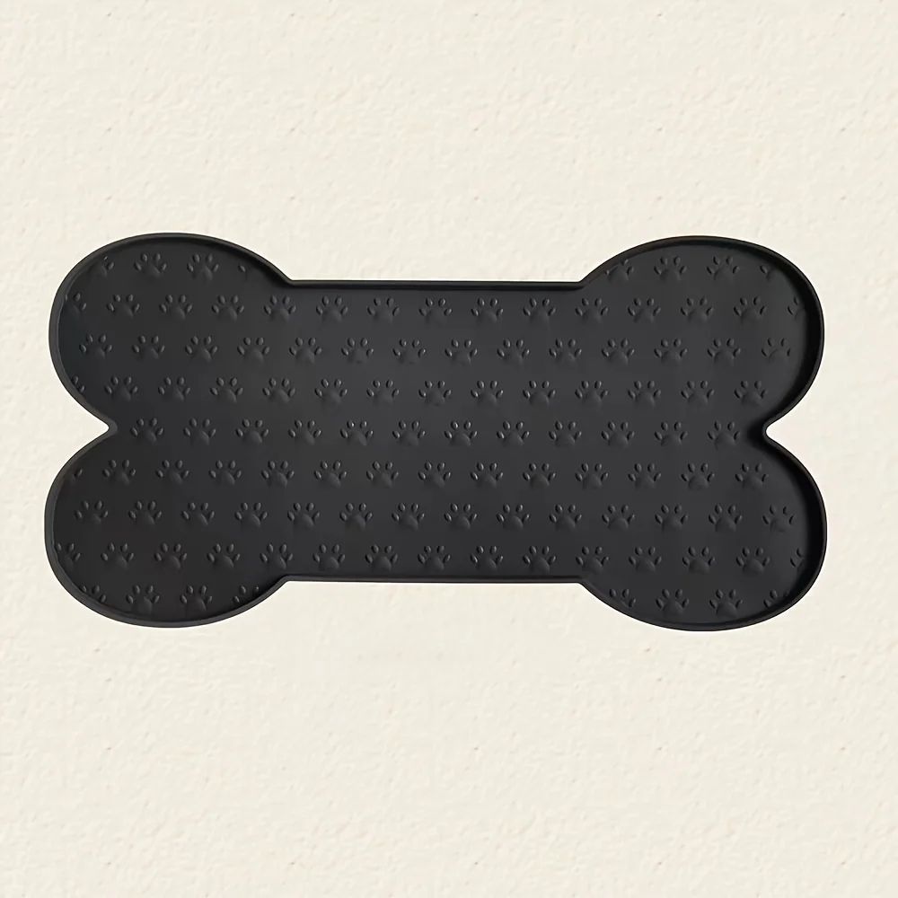 CozyGuard Waterproof Silicone Dog Feeding Mat NonSlip Pet Food Pad With Raised Edges 4