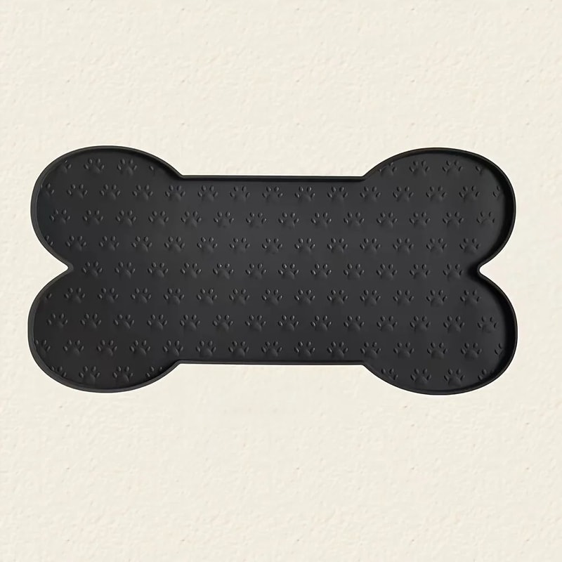 CozyGuard Waterproof Silicone Dog Feeding Mat NonSlip Pet Food Pad With Raised Edges 4
