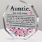 Best Aunt Ever Definition Acrylic Plaque Keepsake Aunt Gift 0