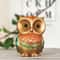 Elegant Resin Owl Sculpture Luxury Owl Decor Accent For Living Room Office 0