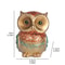 Elegant Resin Owl Sculpture Luxury Owl Decor Accent For Living Room Office 4