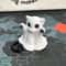 Tiny Kitten Ghost Figurine Cute Halloween Desk Decor Cat Lover Gift 3
