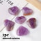Natural Amethyst Crystal Heart Druzy Reiki Healing Crystal For Meditation Feng Shui Decor 3