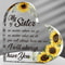 Sunflower Acrylic Friendship Gift Plaque Heartfelt Sister Bestie Keepsake 0