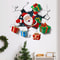 3D Santa Wall Sticker Christmas Wall Decal With Broken Wall Effect 2