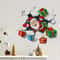 3D Santa Wall Sticker Christmas Wall Decal With Broken Wall Effect 3