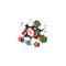 3D Santa Wall Sticker Christmas Wall Decal With Broken Wall Effect 5