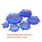 FreshSeal Reusable Silicone Stretch Lids Universal Food Bowl Covers For Airtight Food Storage 6