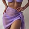 Sheer Chiffon Pareo Scarf Bikini Cover Up Lightweight Beach Wrap Skirt For Women 4