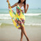 Chiffon Halter Beach Cover Up Dress Sexy OpenBack Bikini Wrap Pareo 1