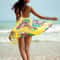 Chiffon Halter Beach Cover Up Dress Sexy OpenBack Bikini Wrap Pareo 2