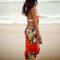 Chiffon Halter Beach Cover Up Dress Sexy OpenBack Bikini Wrap Pareo 3