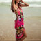 Chiffon Halter Beach Cover Up Dress Sexy OpenBack Bikini Wrap Pareo 4