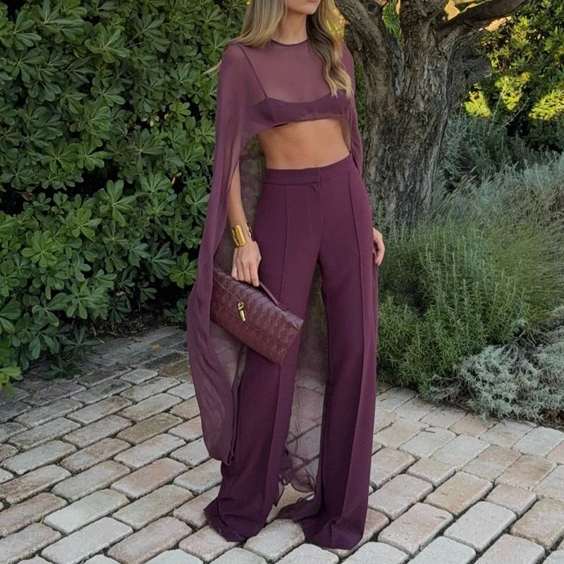 HighLow Sheer Polka Dot Cover Up Blouse For Women Lightweight Summer Cape Top 1