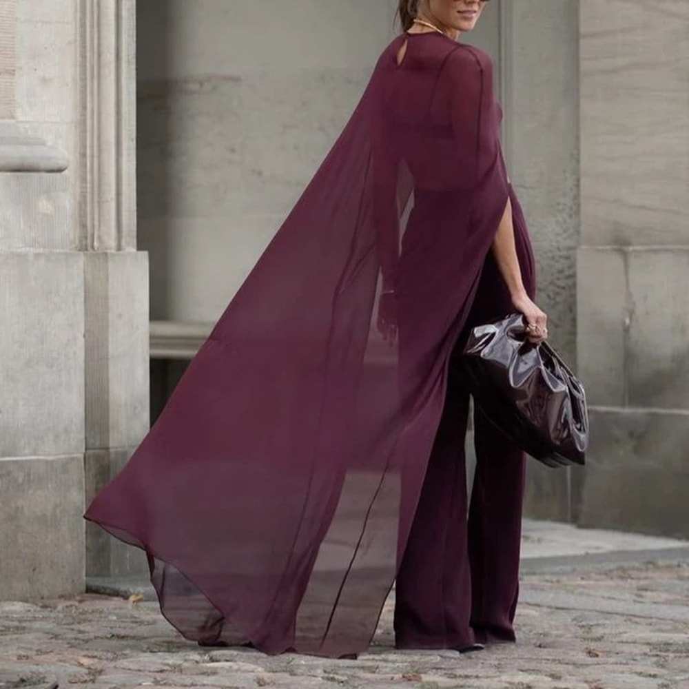 HighLow Sheer Polka Dot Cover Up Blouse For Women Lightweight Summer Cape Top 2