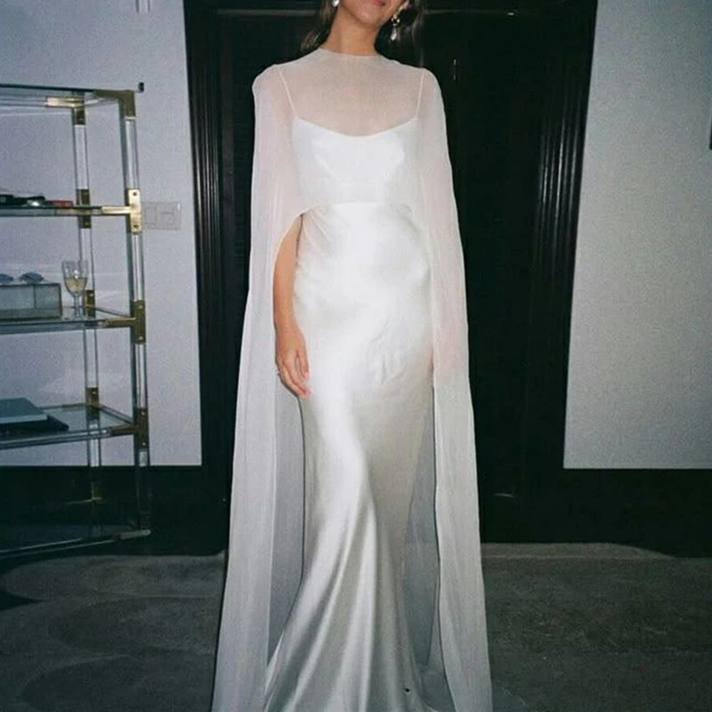 HighLow Sheer Polka Dot Cover Up Blouse For Women Lightweight Summer Cape Top 4