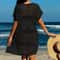 Breezy Knit VNeck Beach Cover Up Dress HollowOut Crochet Bikini Coverup 0