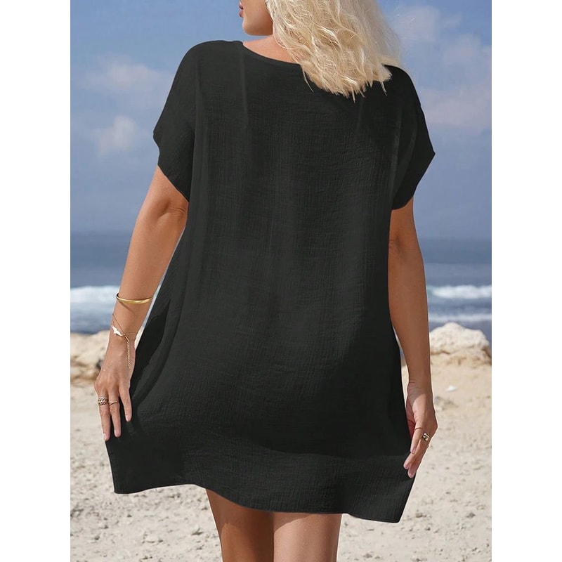 Breezy Beach Cover Up Dress For Women Lightweight Swimsuit Cover Up Blouse 4