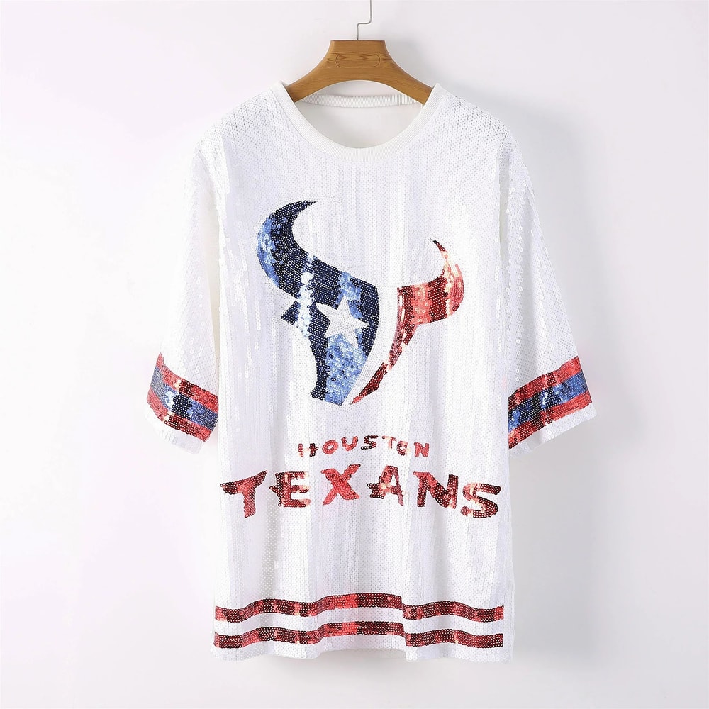 Blue Sequin Game Day Dress Sparkly Football Party Outfit For Women 2