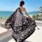 Breezy Cotton Linen Beach Cover Up Sarong Wrap For Women Lightweight Summer Swimsuit Cover Up 16