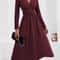 Elegant Embrace Overlap VNeck Bodycon Maxi Dress 5