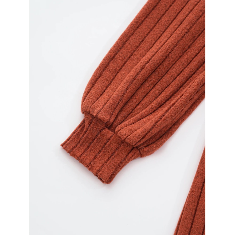 Cozy Elegance Plus Size Maxi Dress For Women Long Sleeve Autumn Winter Dress 4