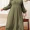 Cozy Elegance Plus Size Maxi Dress For Women Long Sleeve Autumn Winter Dress 8
