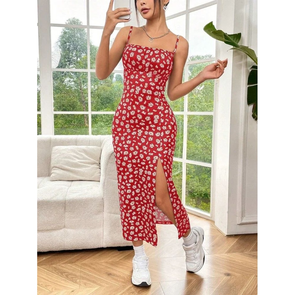 Fall Romance Strapless Leopard Print Maxi Dress With High Slit And Wrap Silhouette 6