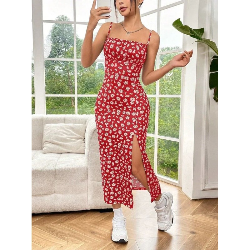 Fall Romance Strapless Leopard Print Maxi Dress With High Slit And Wrap Silhouette 6