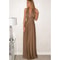 Elegant Convertible VNeck Summer Maxi Dress Versatile MultiWear Strappy Long Dress For Women 2