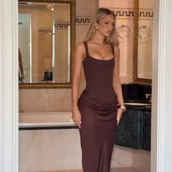 luxe high neck sequin maxi dress – elegant sleeveless wedding guest gown