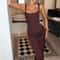 Luxe High Neck Sequin Maxi Dress Elegant Sleeveless Wedding Guest Gown 5