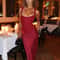 Luxe High Neck Sequin Maxi Dress Elegant Sleeveless Wedding Guest Gown 6
