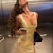Luxe High Neck Sequin Maxi Dress Elegant Sleeveless Wedding Guest Gown 8