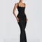 Luxe High Neck Sequin Maxi Dress Elegant Sleeveless Wedding Guest Gown 7