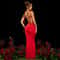 Veitche 3D Floral Strap Maxi Evening Dress Elegant Sleeveless Summer Party Gown 0