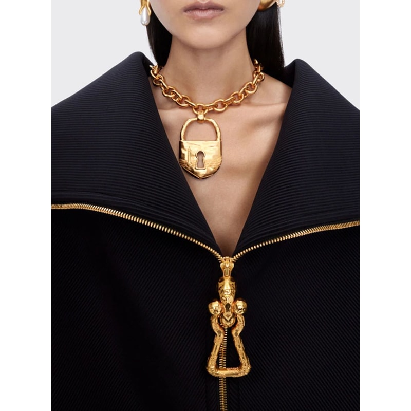 Modern Edge Patchwork LaceUp Zip Jacket For Women 1