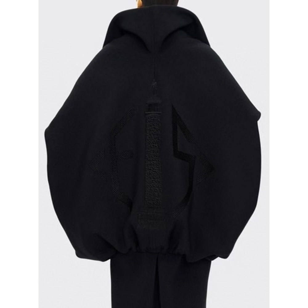 Modern Edge Patchwork LaceUp Zip Jacket For Women 3