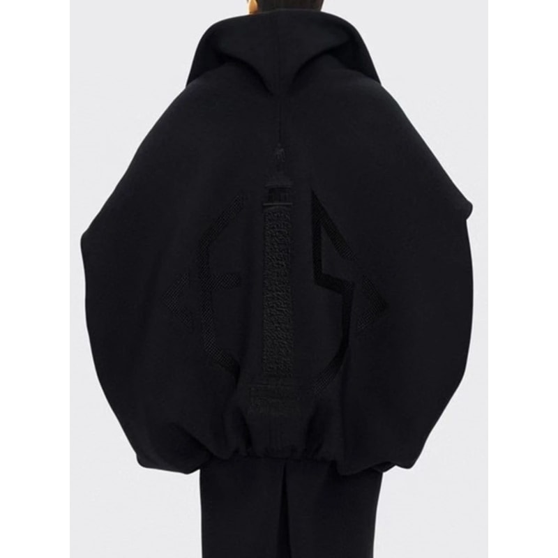 Modern Edge Patchwork LaceUp Zip Jacket For Women 3