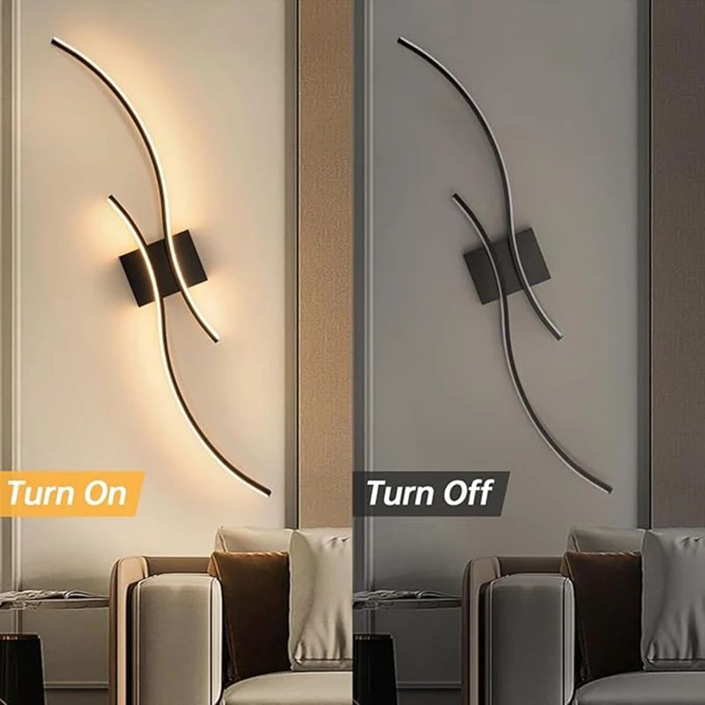 Modern LED Wall Sconce Minimalist Aluminum Indoor Wall Lighting For Bedroom Corridor 1